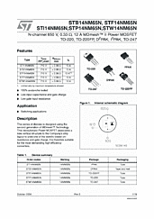 DataSheet STI14NM65N pdf